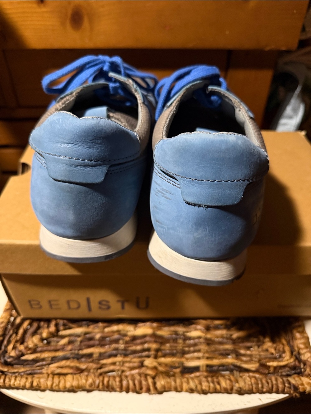 Men’s Lozano Leather-Suede Sneakers Sz 11 M - Picture 3 of 8